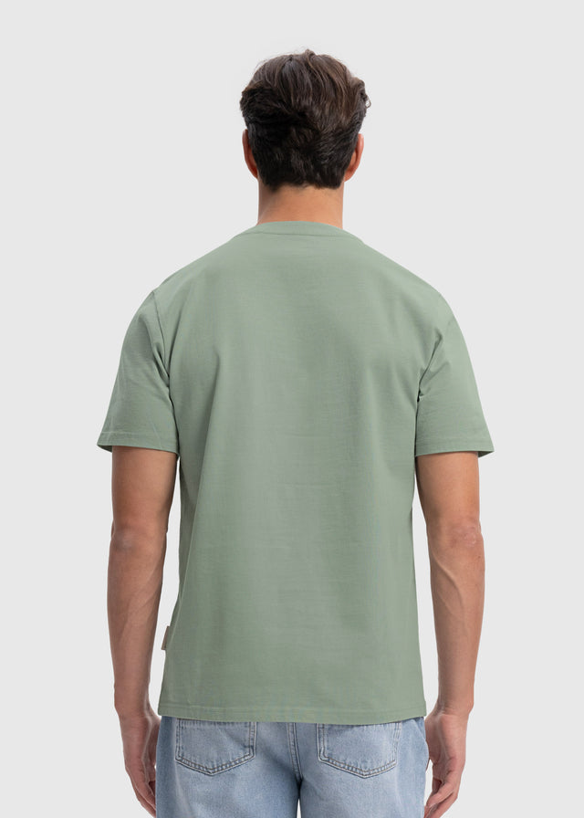 Schweres reguläres Premium-T-Shirt – Salbeigrün