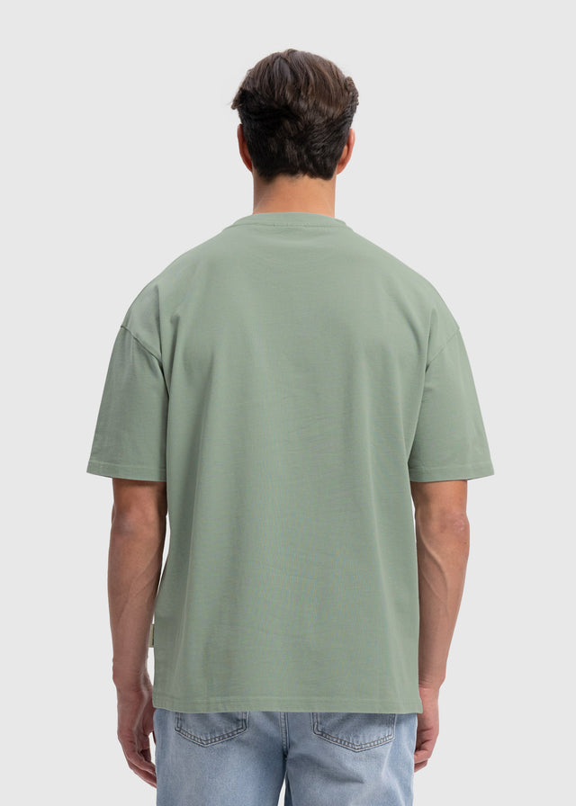 T-shirt premium surdimensionné lourd - Vert sauge