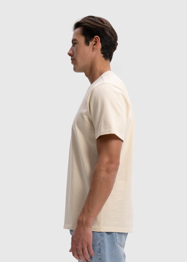 Schweres reguläres Premium-T-Shirt – Sand