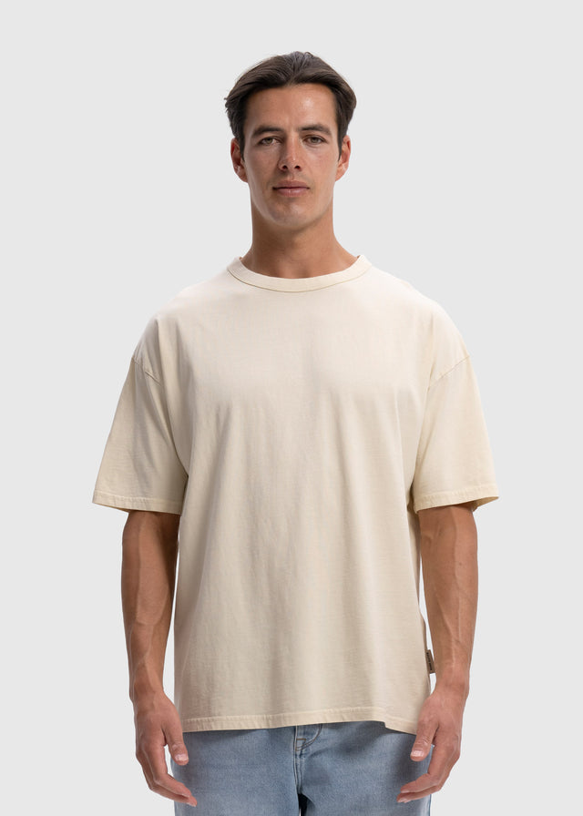 Leichtes Oversized Premium-T-Shirt – Sand