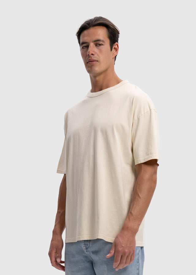 Leichtes Oversized Premium-T-Shirt – Sand