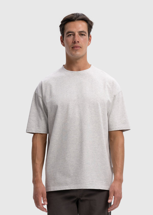 Heavy Oversized Premium Tee - Light Grey