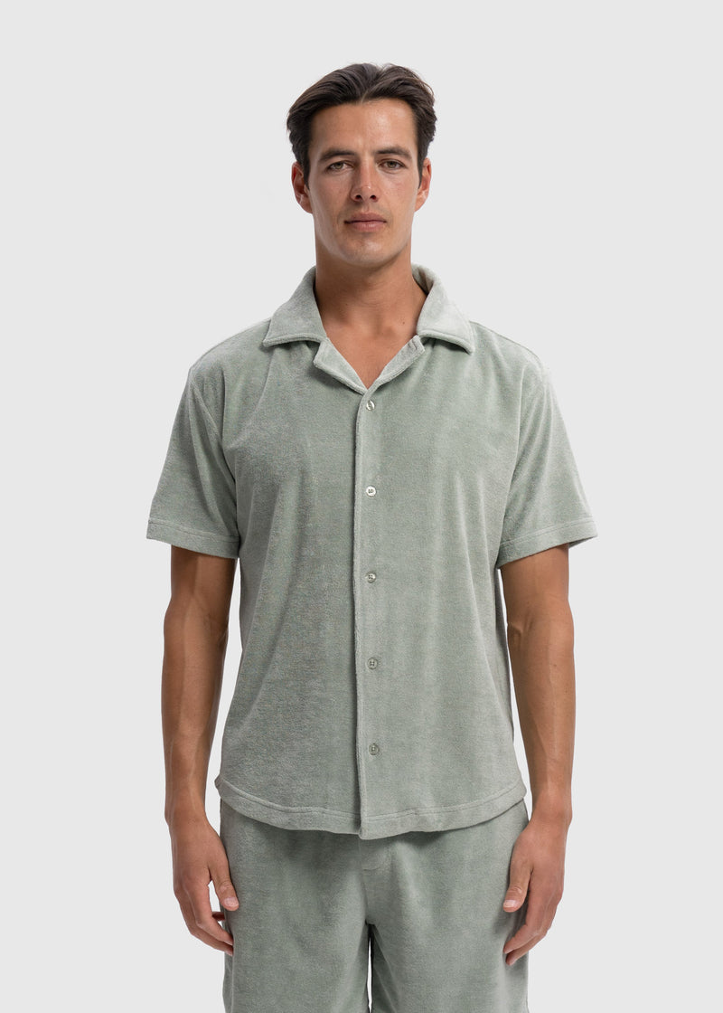 Terry Shirt - Vert Sauge
