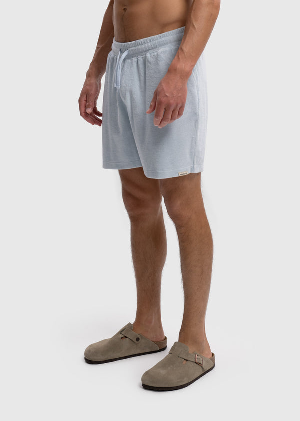Toweling Short - Light Blue