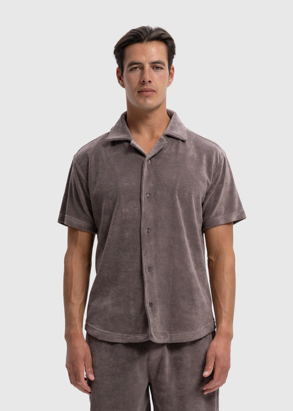 Toweling Shirt - Anthracite