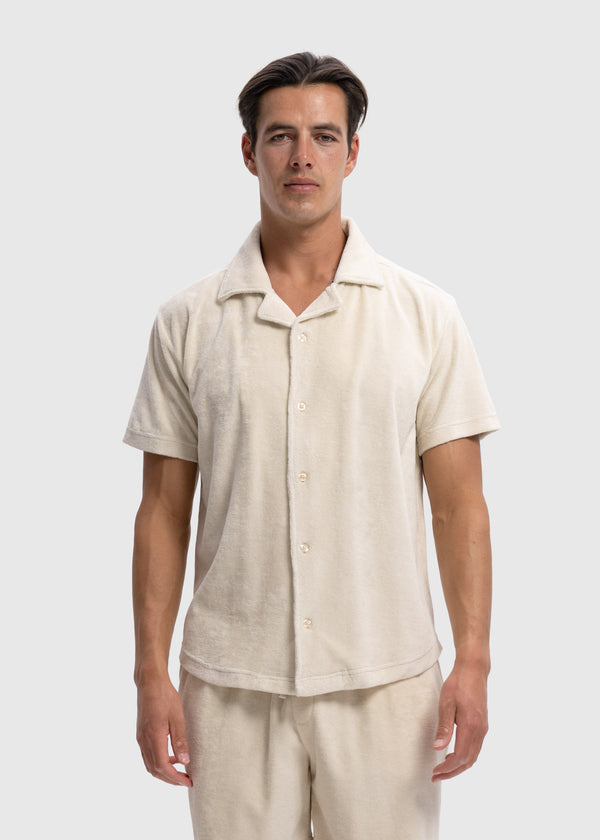 Toweling Shirt - Sand