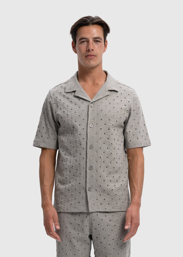 Crochet Sunrise Shirt - Winter Pear