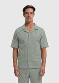 Crochet Sunrise Shirt - Slate Green