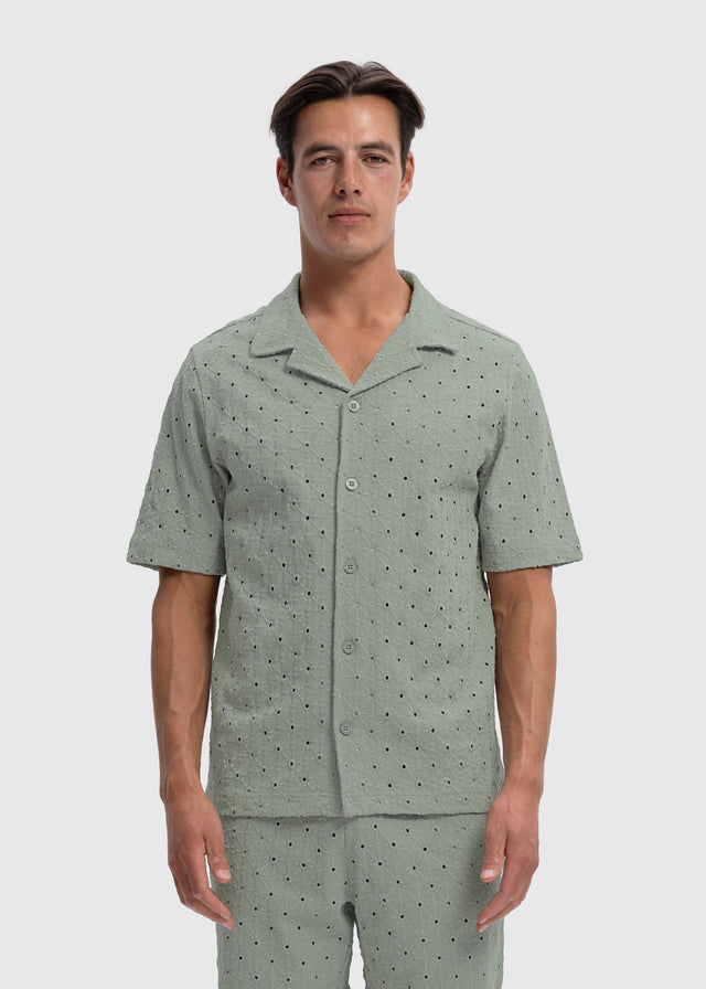 Chemise Crochetee "Lever de Soleil" - Poire d'Hiver