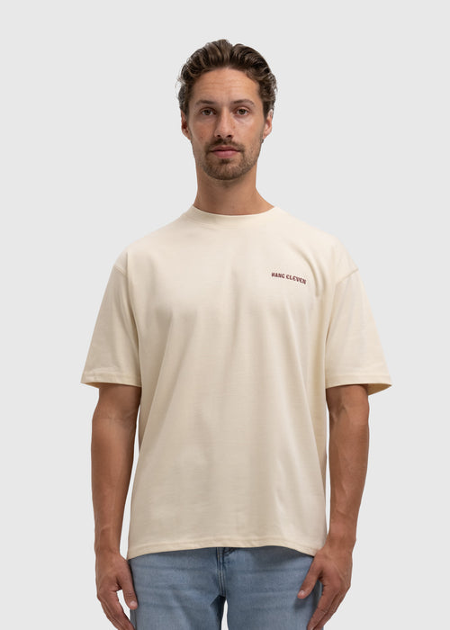 Circle Tee - White Sand