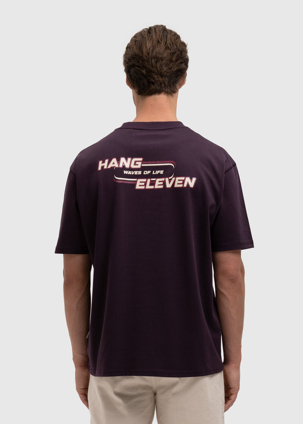 Waves Of Life Tee - Purple