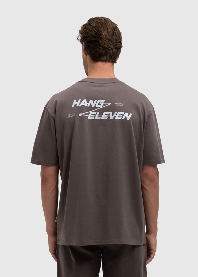 T-shirt en zigzag - Anthracite