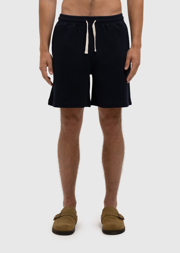 Waffle Short - Navy