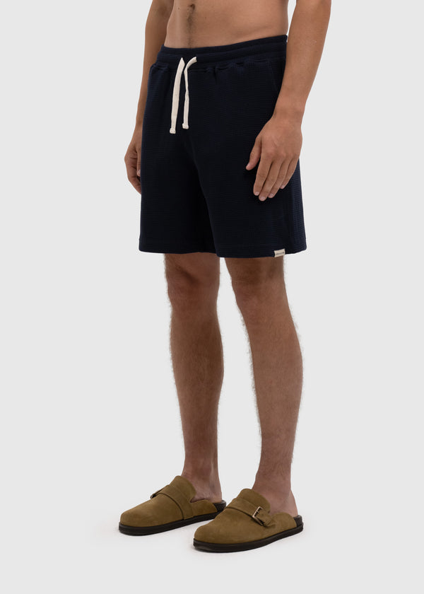 Waffle Short - Navy