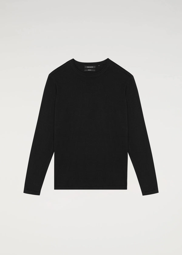 Crewneck en tricot haut de gamme - Noir