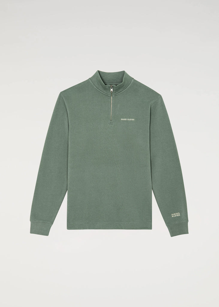Half Zip Sweater - Slate Green