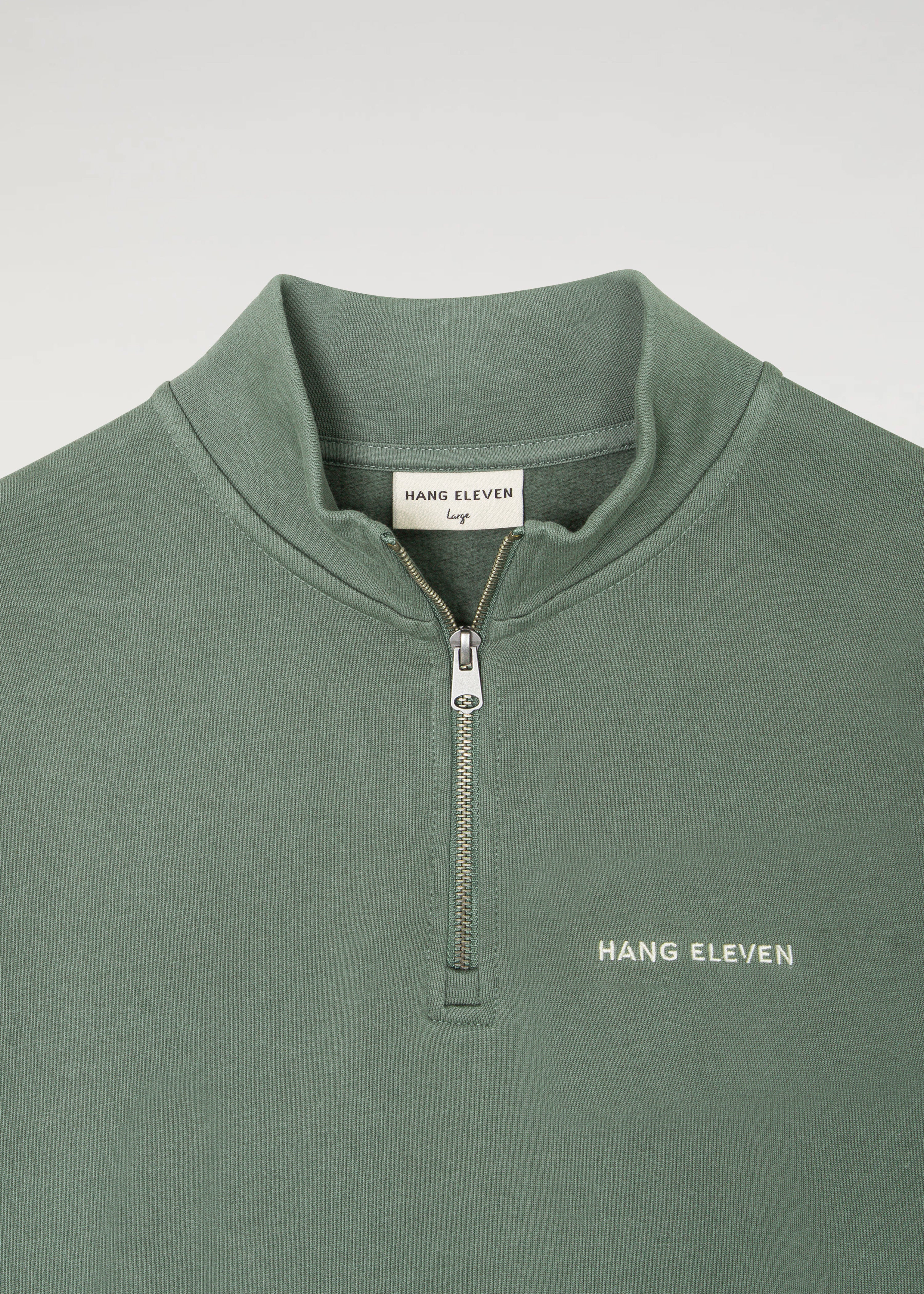 Half Zip Sweater - Slate Green
