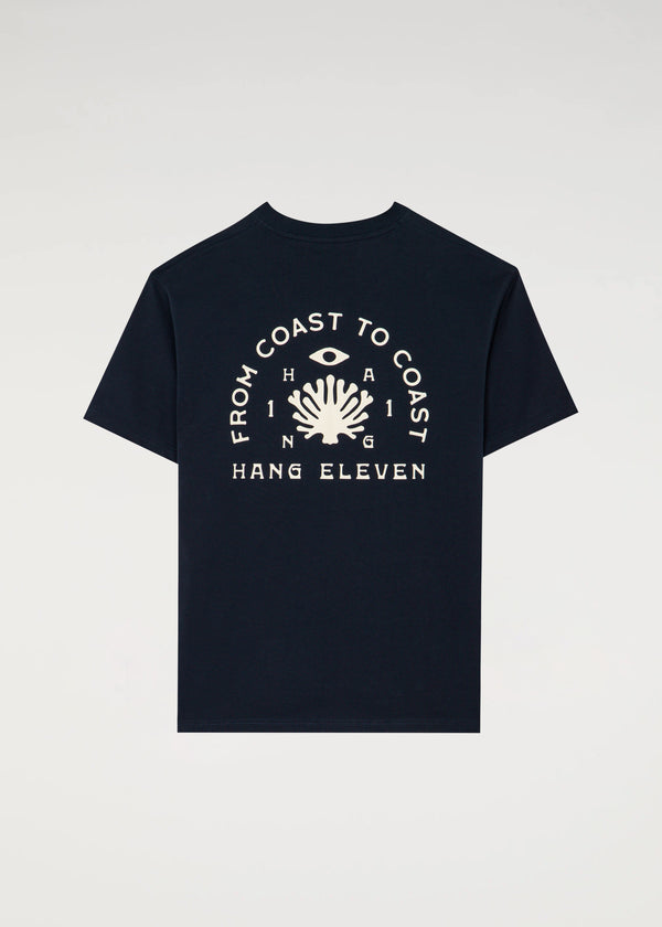 Organic Coast Tee - Navy Blue