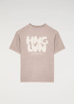 Organic Bubble Tee - Washed Brown