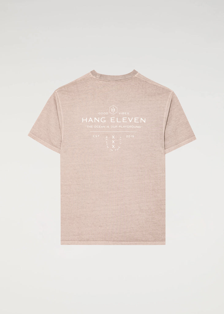 Organic Essential Tee - Washed Brown