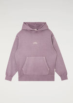 Sweat à capuche épais avec logo - Violet délavé