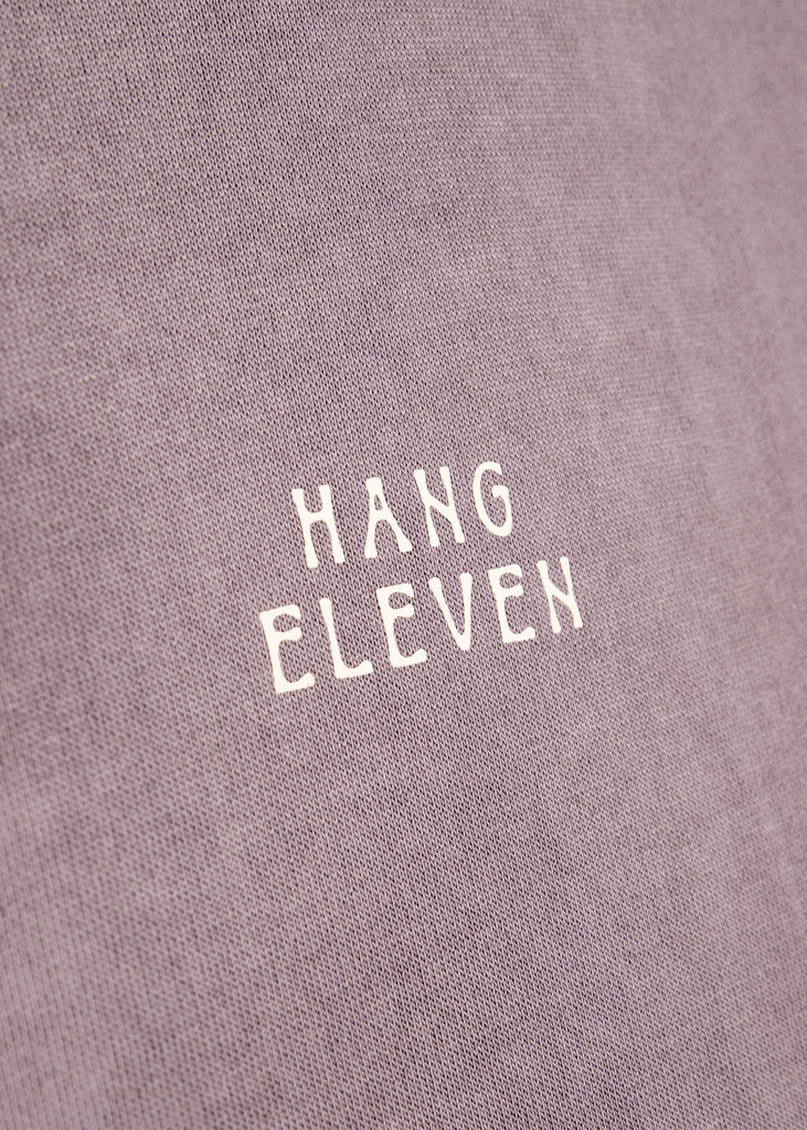 Heavy Logo Hoodie - Washed Purple