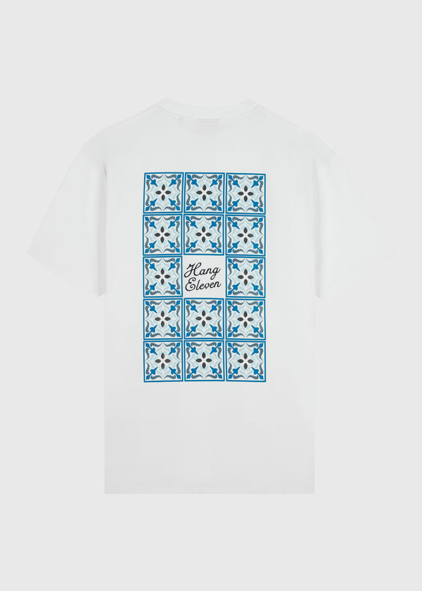 Fullhouse Of Tiles Tee - White