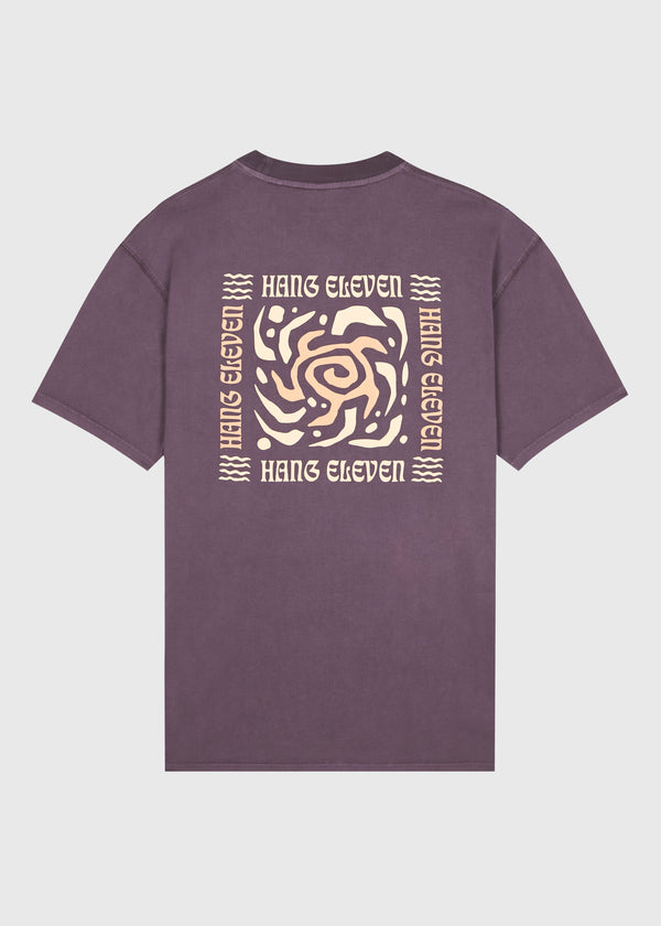 Square Tee - Washed Purple