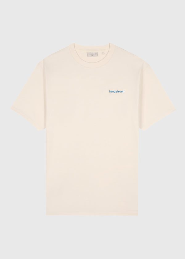 Brand Embro Tee - White Sand
