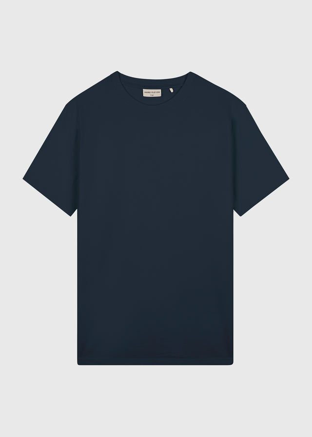 Schweres reguläres Premium-T-Shirt – Marineblau