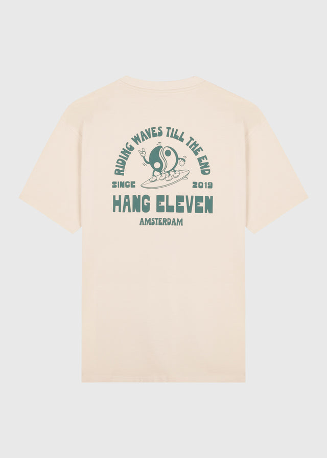 T-shirt Riding Waves - Sable