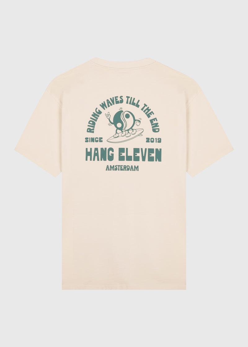 T-shirt Riding Waves - Sable