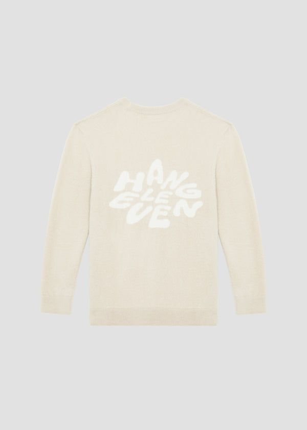 Hairy Logo Knit - Sand