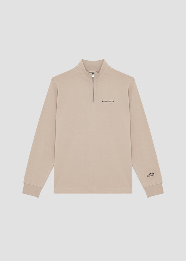 Half Zip Sweater - Mocca