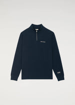 Half Zip Sweater - Alaska-Blau