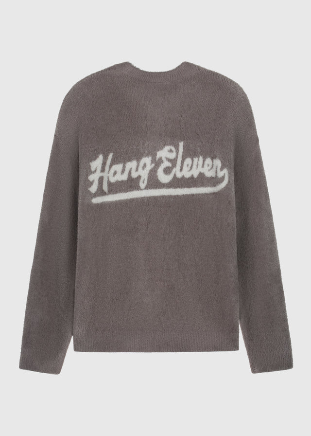 Pull ras du cou Hairy Brand - Anthracite