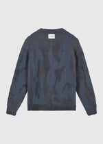 Hairy Glacier Knit - Navy Blue