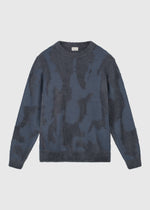 Hairy Glacier Knit - Navy Blue