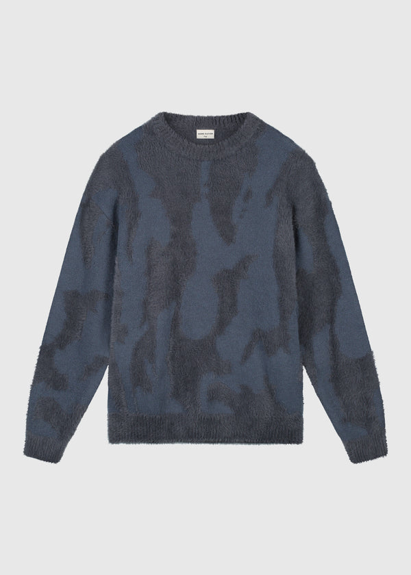 Hairy Glacier Knit - Navy Blue