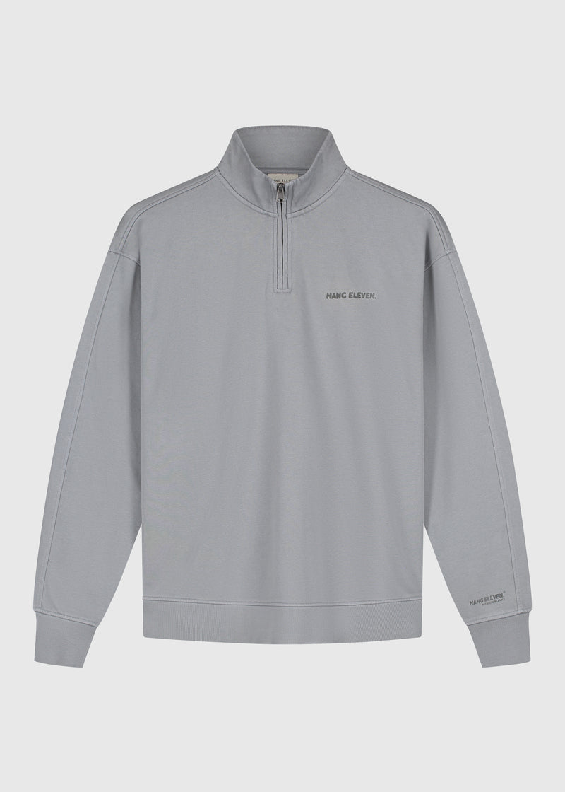 Premium Blanks Half Zip - Washed Grey