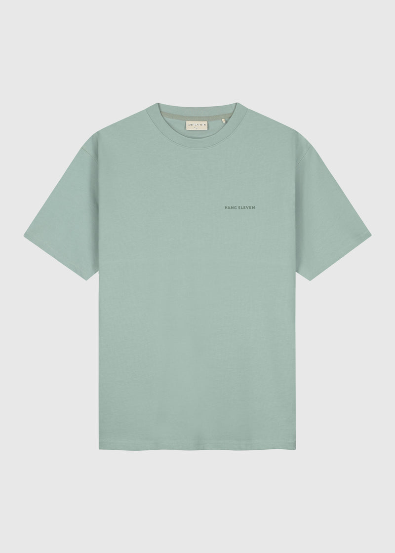 Blumen-T-Shirt – Grün