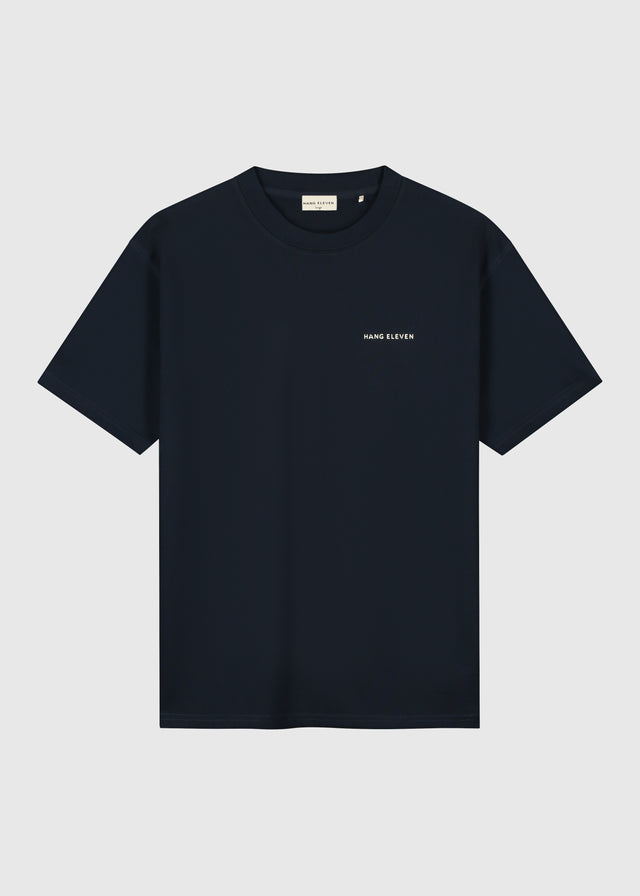 T-shirt Palm Square - Bleu marine
