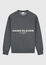 Heavy Logo Knit Crewneck - Anthracite