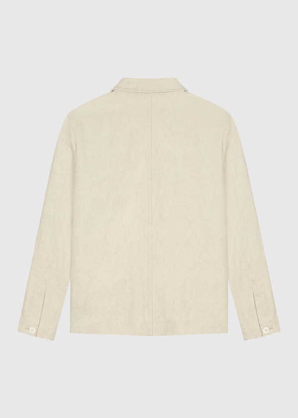 Jacquard Overshirt - Sand