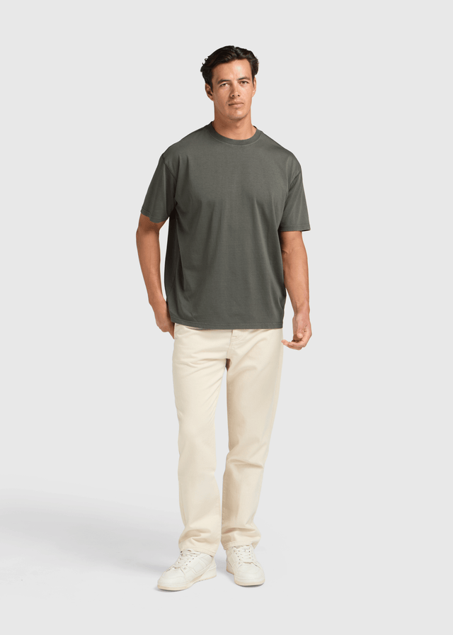 The Premium Straight Jeans - Light Sand