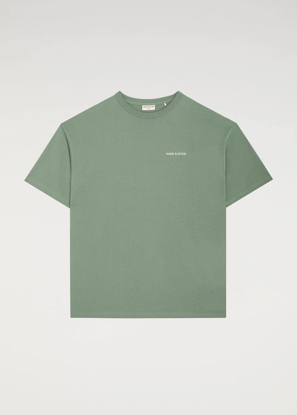 Organic Brand Tee - Slate Green