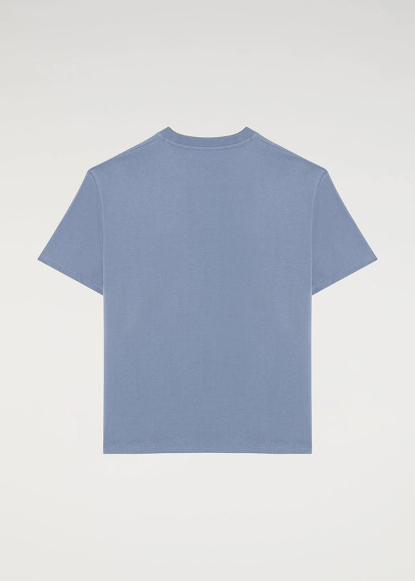 Organic Essential Tee - Dusty Blue