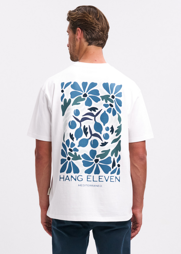 Organic Flower Tee - White