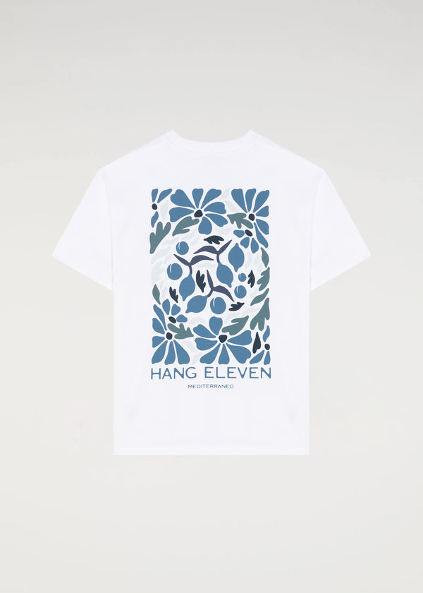 Organic Flower Tee - White