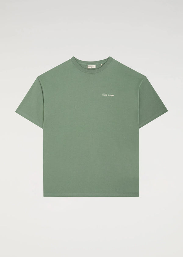 Organic Hometown Tee - Slate Green